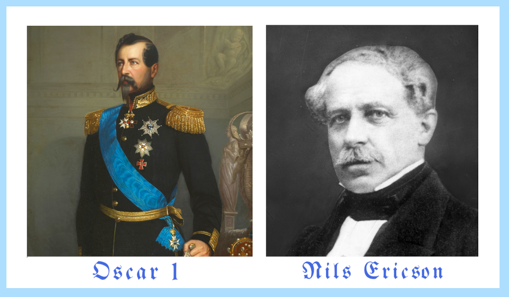 Oscar I och John Ericson