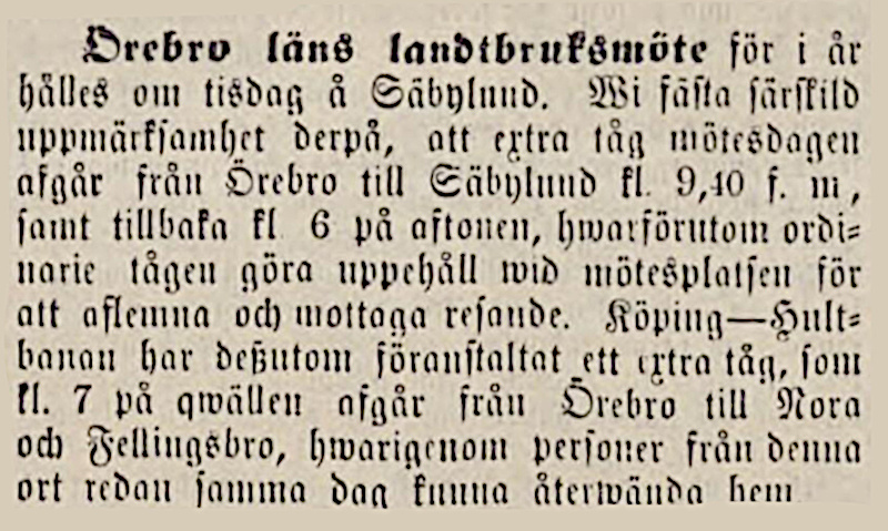 Tidningsnotis 1867