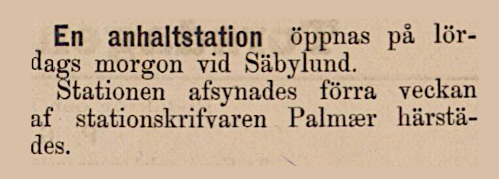 Tidningsnotis 1867
